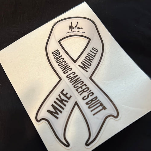 Mike Murillo White Ribbon Decal