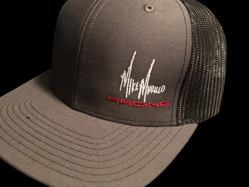 Gray and Black Mike Murillo Racing SnapBack Cap