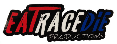Eat Race Die Color Decals 2 for $5