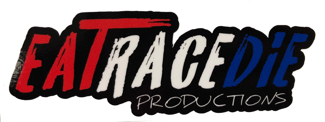 Eat Race Die Color Decals 2 for $5